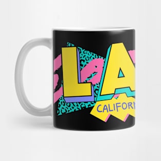 Los Angeles, California Retro 90s Logo Mug